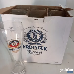 Auktion Erdinger Bierglässer 6x0,3l 