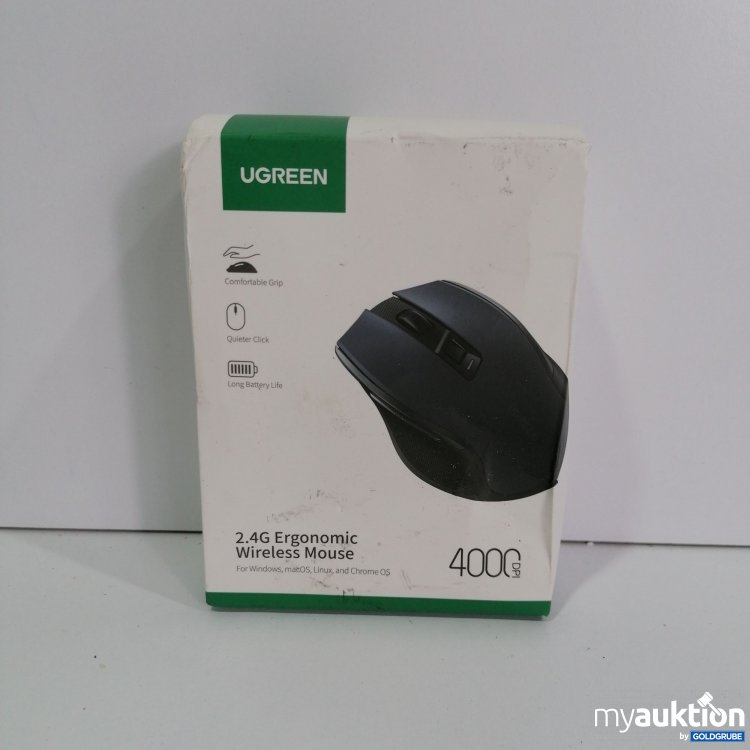 Artikel Nr. 782122: Ugreen Wireless Mouse 2.4G Ergonomic 