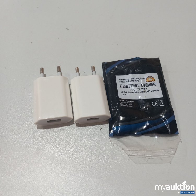 Artikel Nr. 760123: Ysonic 2er Pack USB Netzteil 