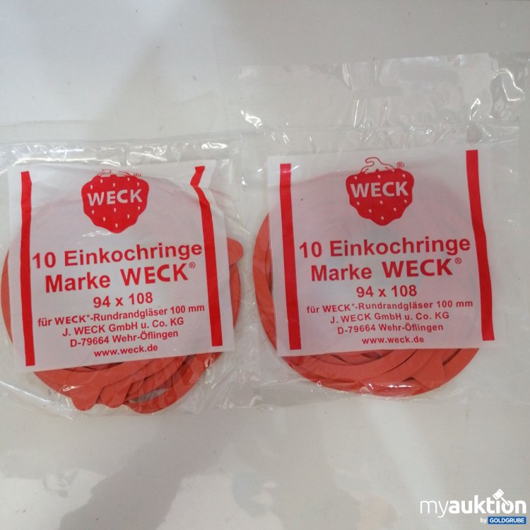 Artikel Nr. 752126: WECK Einkochringe, 94x108 mm