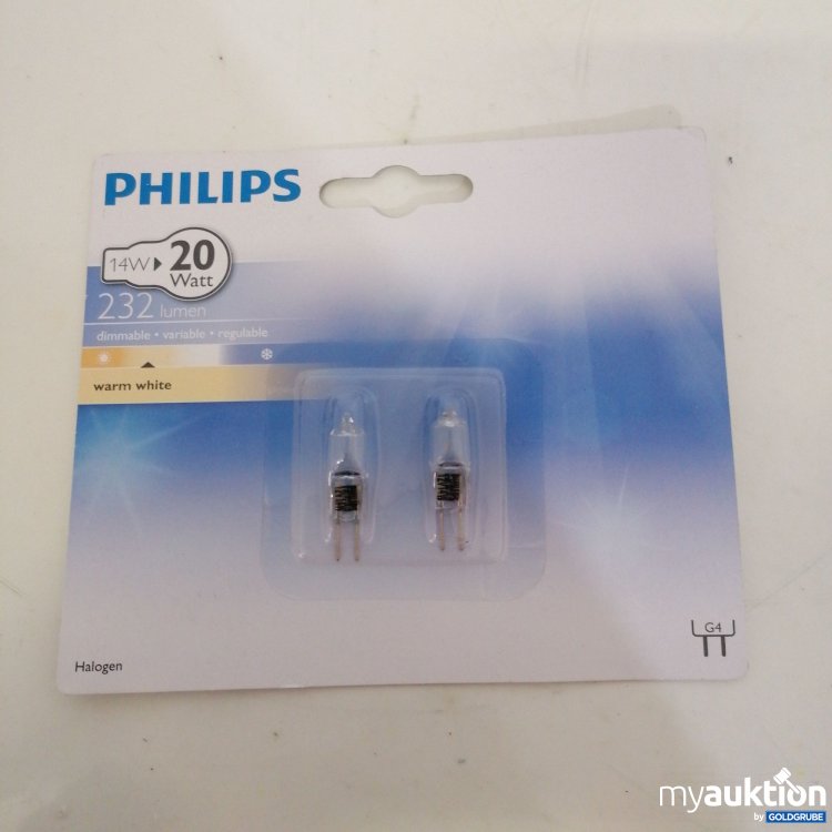 Artikel Nr. 774128: Philips Halogenlampe G4 14W