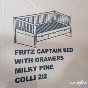 Auktion Fritz Captain Bed Milky Pine 