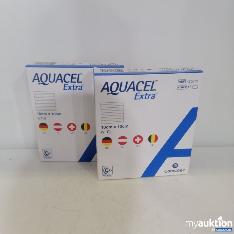 Artikel Nr. 672130: Aquacel Extra 10x10cm Verband 10 Stück 