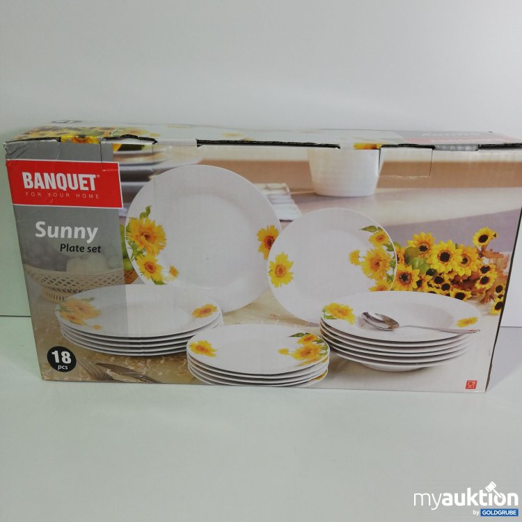 Artikel Nr. 783130: Banquet Sunny Plate Set 18 Stück 