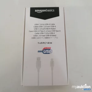 Auktion Amazonbasic USB-C 2.0 auf USB-A Kabel 