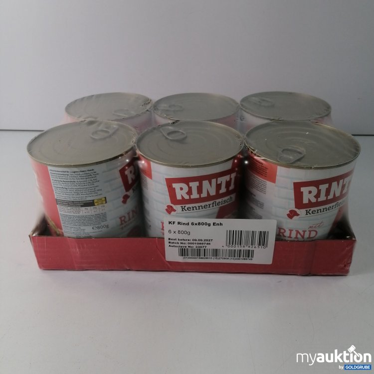 Artikel Nr. 793132: Rinti Hundefutter 6x800g 