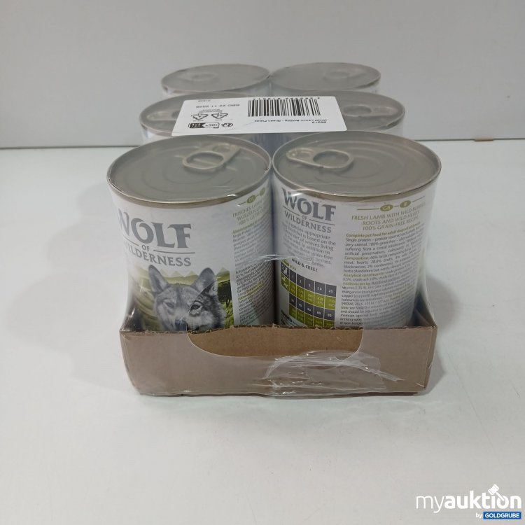 Artikel Nr. 794132: Wolf of Wilderness Hundefutter 6x400g