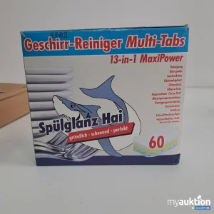 Artikel Nr. 798132: Spülglanz Hai Geschirr Reiniger Multi Tabs 60Stk