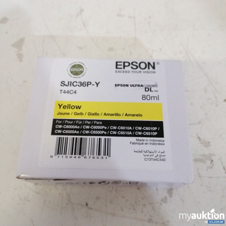 Artikel Nr. 740133: Epson SJIC36P-Y Tintenpatrone T44C4