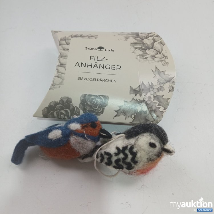 Artikel Nr. 815133 Artikel Nr. 815133: GrüneErde Filzanhänger 2 Stück