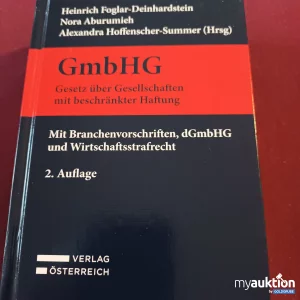 Artikel Nr. 391135: GmbHG Gesetz über Gesellschaften mit beschränkter Haftung 