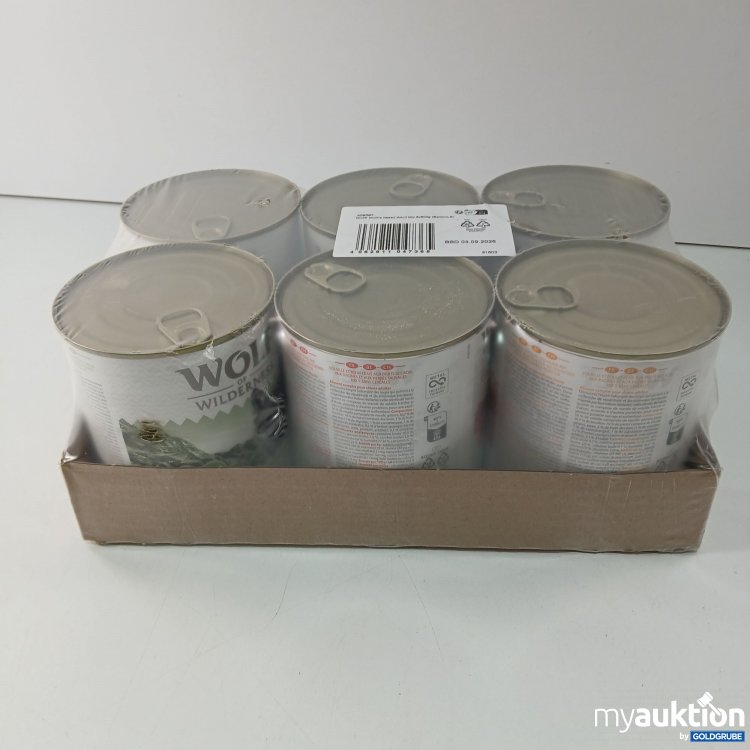 Artikel Nr. 794137: Wolf of Wilderness Hundefutter 6x800g