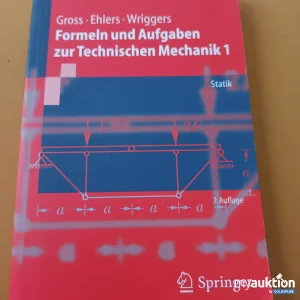 Auktion Formeln und Aufgaben zur Technischen Mechanik 1