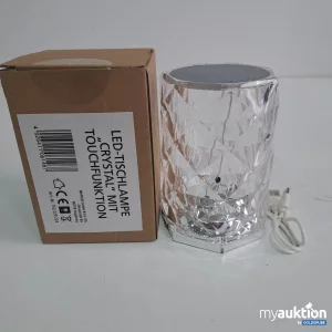 Auktion Weltbild LED Tischlampe Crystal mit Touchfunktion 