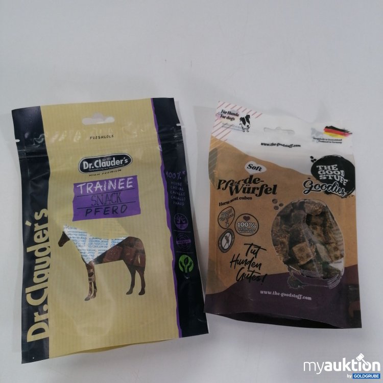 Artikel Nr. 793141: Diverse Hunde Leckerlis mit Pferd 80g und 150g 