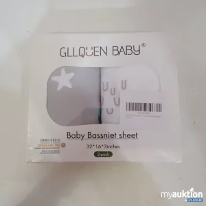 Auktion Gllquen Baby Matratzenschoner im Moseskörbe 