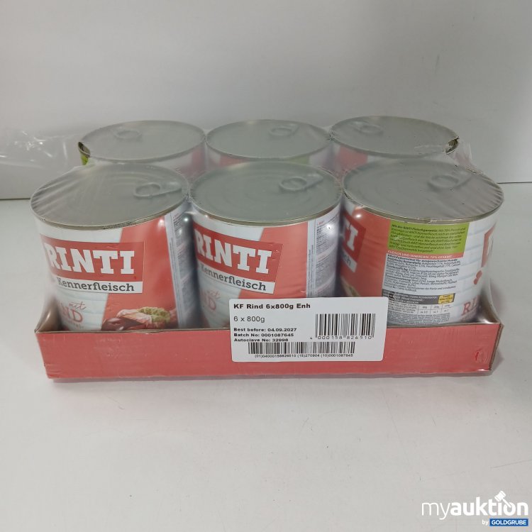 Artikel Nr. 794151: Rinti Hundefutter 6x800g