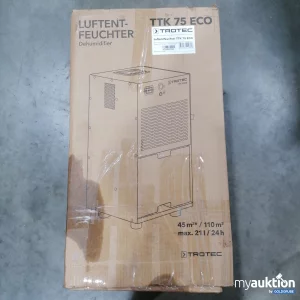 Auktion Trotec Luftentfeuchter TTK 75 Eco