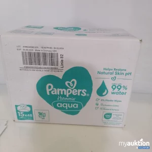 Auktion Pampers Aqua 15x48 Feuchttücher 