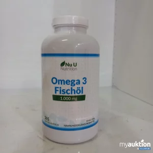 Auktion Nu U Nutrition Omega 3 Fischöl Kapseln 