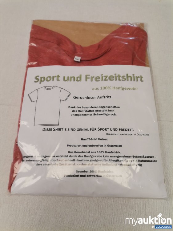 Artikel Nr. 716161: Sport Freizeitshirt aus Hanfgewebe