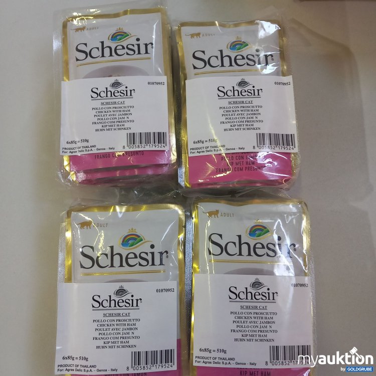 Artikel Nr. 763165: Schesir Katzenfutter 4er Pack x(6x85g )