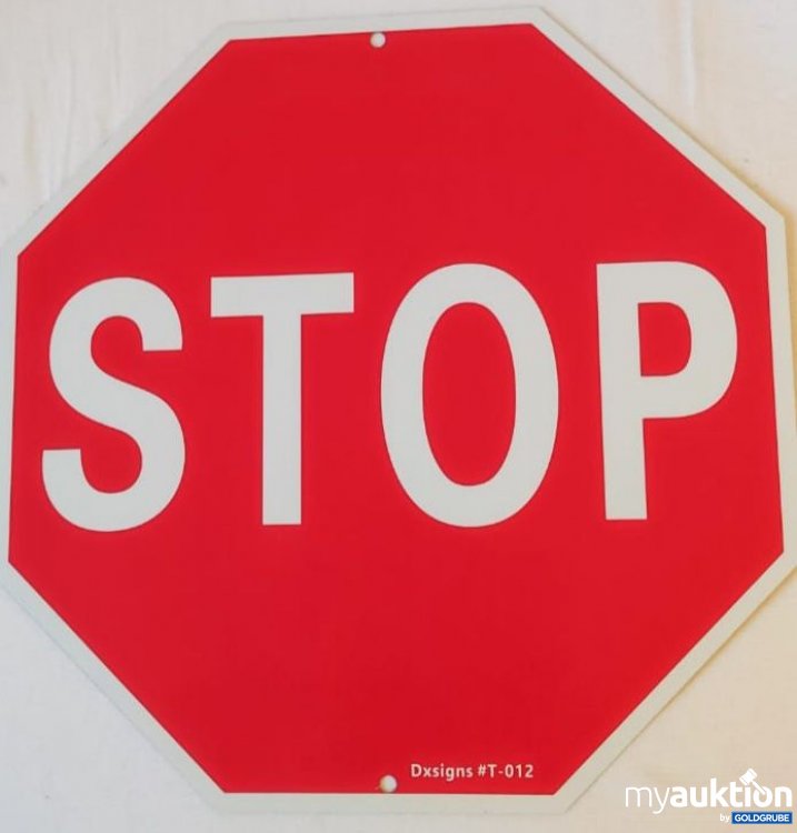 Artikel Nr. 398167: Stop Tafel Blechschild 