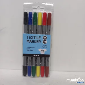 Artikel Nr. 795168: Textil Marker Double Felt tip 6Farben