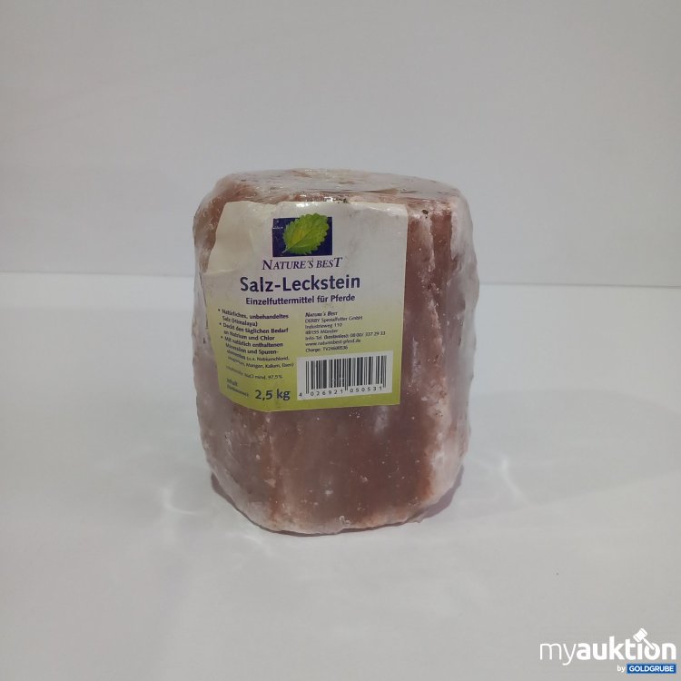 Artikel Nr. 781169: Natur Bsst Salz Leckstein 2,5kg