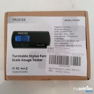 Auktion Proster Tonarmwage PST052