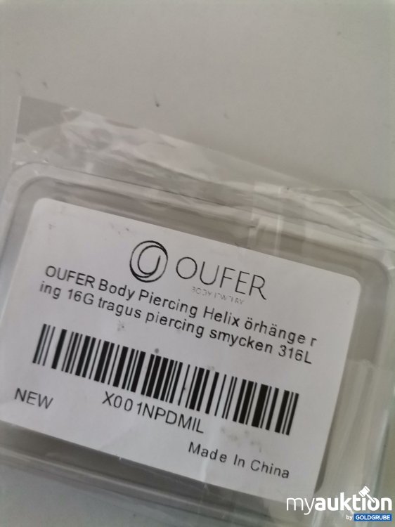 Artikel Nr. 755171: Oufer body Piercing