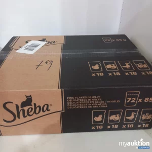 Auktion Sheba Katzenfutter 72x85g