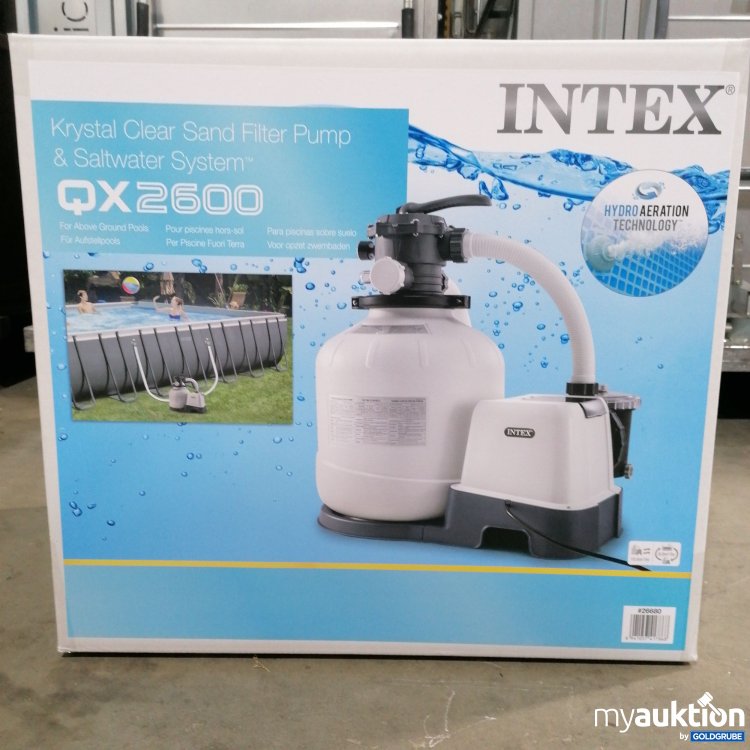 Artikel Nr. 769176: Intex Krystal Clear Sand Filter Pump & Saltwater System QX2600