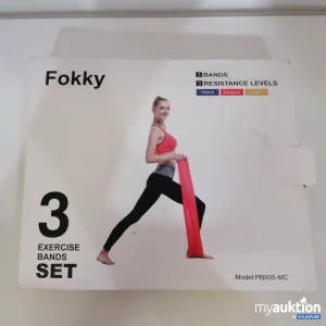 Auktion Fokky Exercise Bands Set 4stk 