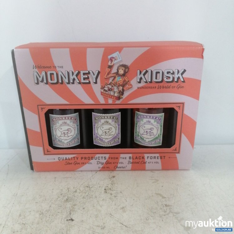 Artikel Nr. 739182: Monkey Kiosk Dry Gin 3x50ml