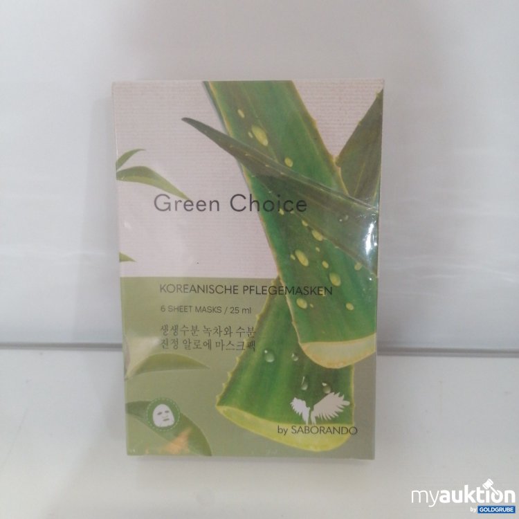 Artikel Nr. 753184: Green Choice Koreanische Pflegemasken 