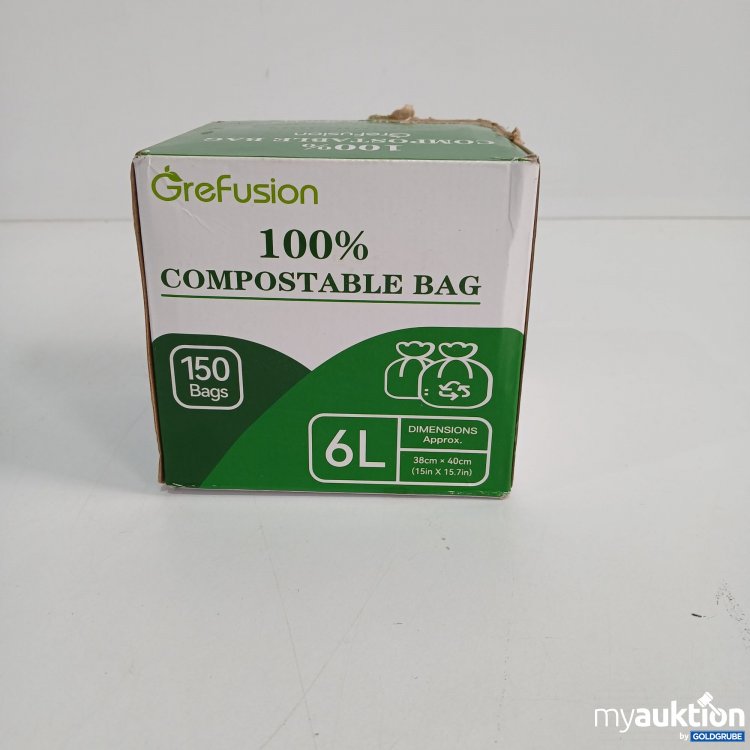 Artikel Nr. 803184: Grefusion Compostable Bag 6L 150Stk