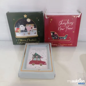 Artikel Nr. 356184: Luxury Christmas cards 3er Pack x5 Stück 