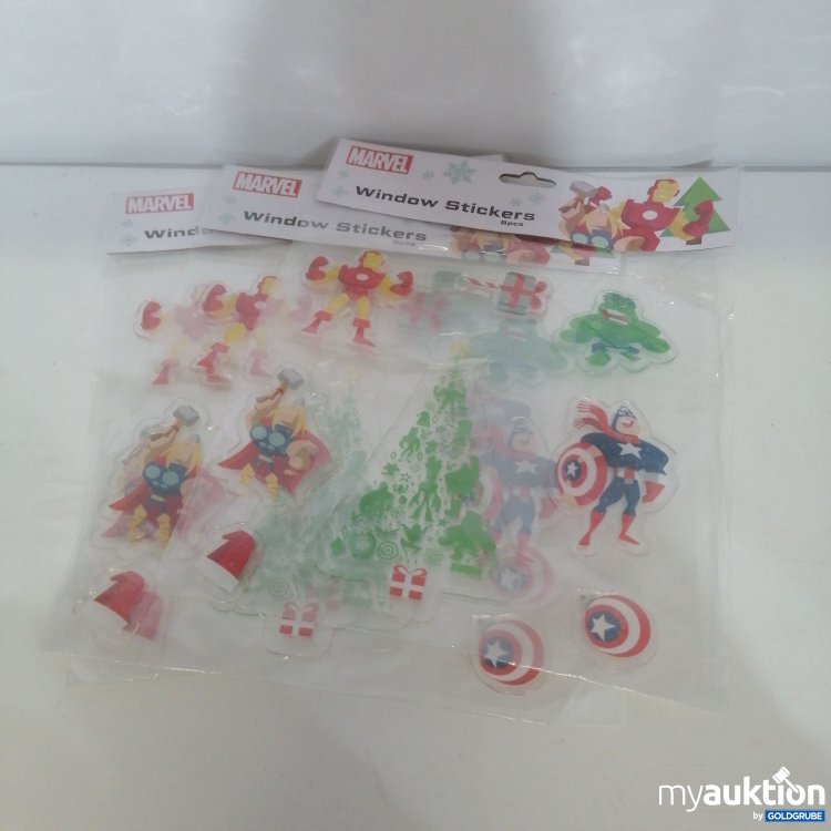 Artikel Nr. 356185: Marvel Window Stickers 3er Pack x8 Stück 