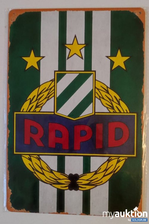 Artikel Nr. 398185: SK Rapid Wien Fußball Blechschild 