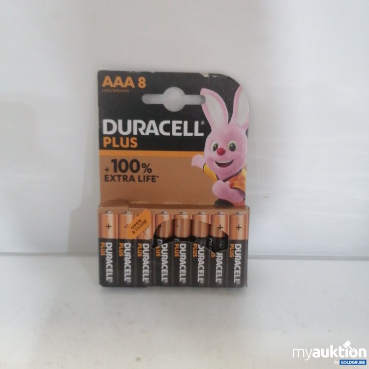 Artikel Nr. 771185: Duracell Plus AAA Batterien 8 Stück 