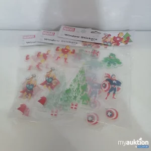 Auktion Marvel Window Stickers 3er Pack x8 Stück 