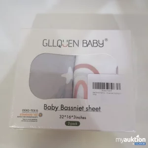 Auktion Gllquen Baby Matratzenschoner im Moseskörbe 