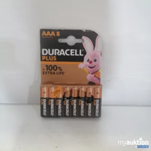 Auktion Duracell Plus AAA Batterien 8 Stück 