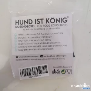 Auktion Hund ist König Dosendeckel für 800g Konserven 3stk 