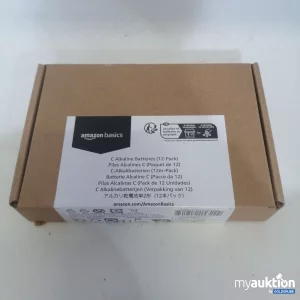 Auktion Amazonbasics C-Alkalibatterien 12 Stück 