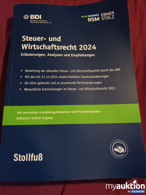 Artikel Nr. 390188: Steuer und Wirtschaftsrecht 2024