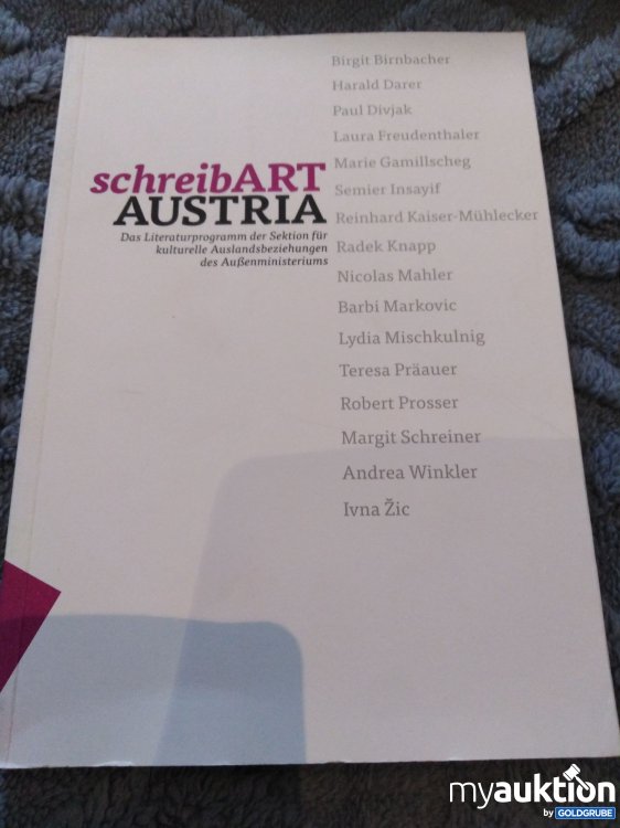 Artikel Nr. 346189: Schreib Art Austria 