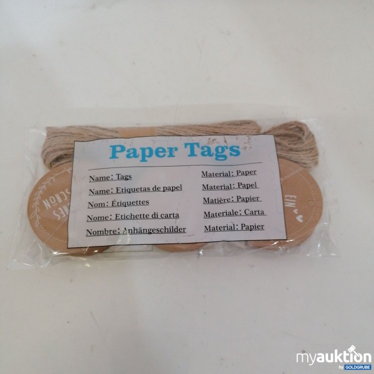 Artikel Nr. 762190: Paper Tags 