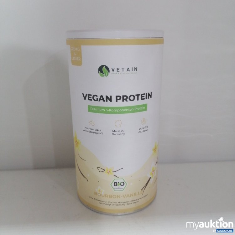 Artikel Nr. 769191: Vetain Vegan Protein 600g Bourbon-Vanille 